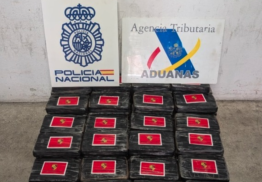 La Policía Nacional encuentra 90 kilos de cocaína ocultos en un contenedor en el Puerto de Algeciras