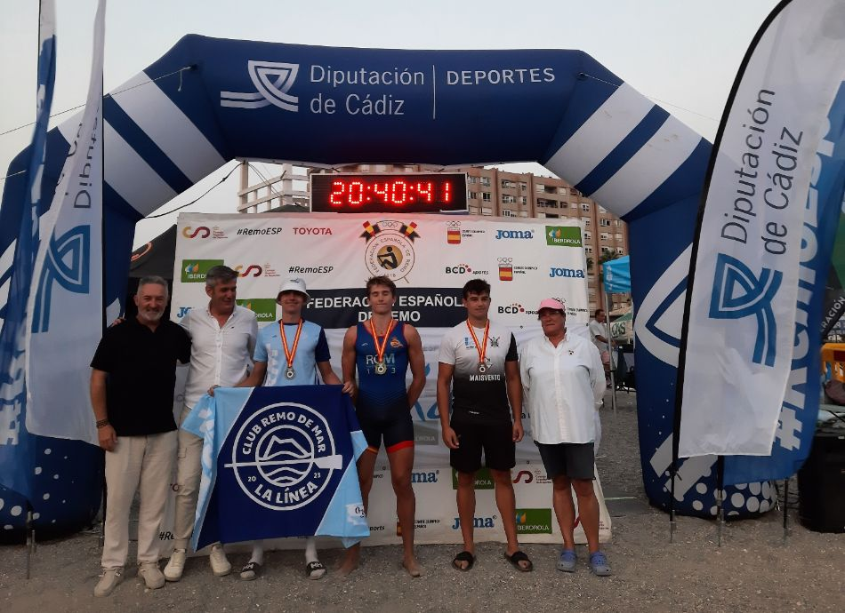 Club Remo de Mar La Línea en el campeonato beach sprint de Andalucía