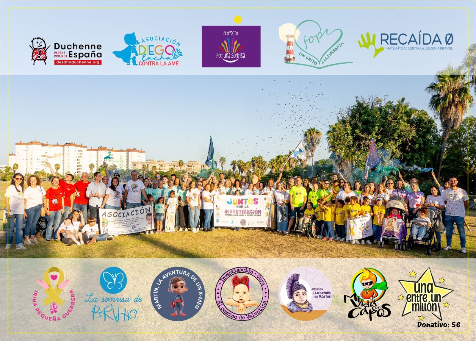 Un calendario solidario, un deseo: asociaciones del Campo de Gibraltar luchan por niños con enfermedades raras