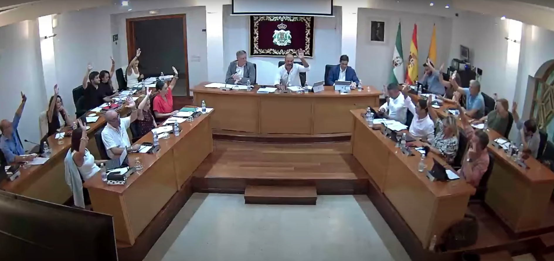 Unanimidad en el pleno de Los Barrios: presión a Arcgisa y medidas de seguridad en Palmones