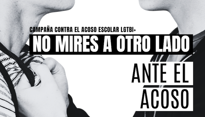 Parte del cartel de la campaña de Roja Directa. El Ayuntamiento de Algeciras se suma a la campaña de Roja Directa contra la LGTBIfobia en las aulas
