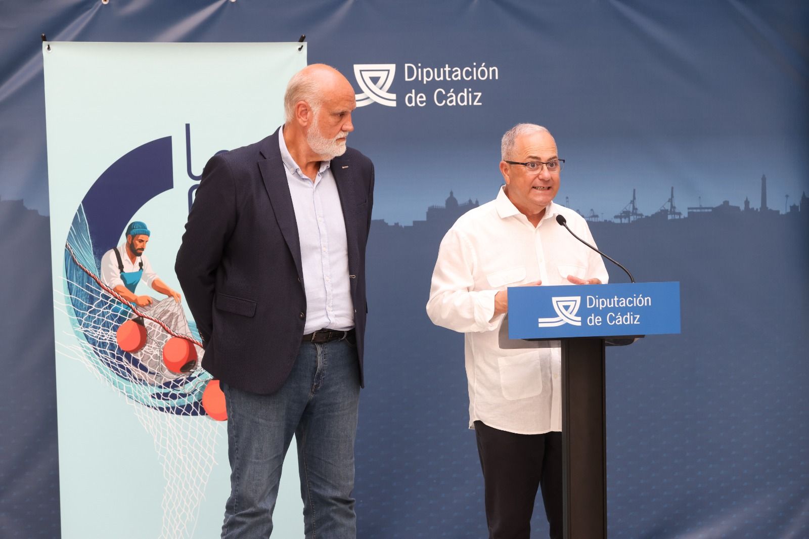 Imagen de la presentación. Así es 'La mar de Cádiz y su gente', una campaña que busca relevo generacional en la pesca de la provincia