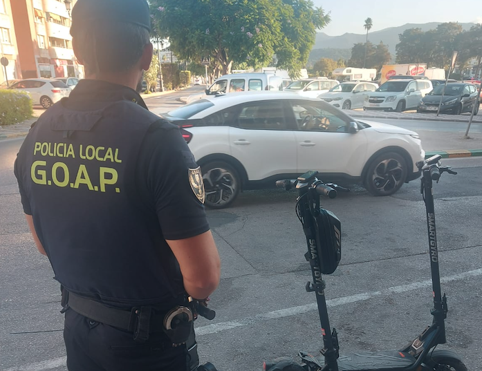 El GOAP de Los Barrios inicia una campaña para fomentar el uso correcto del patinete 