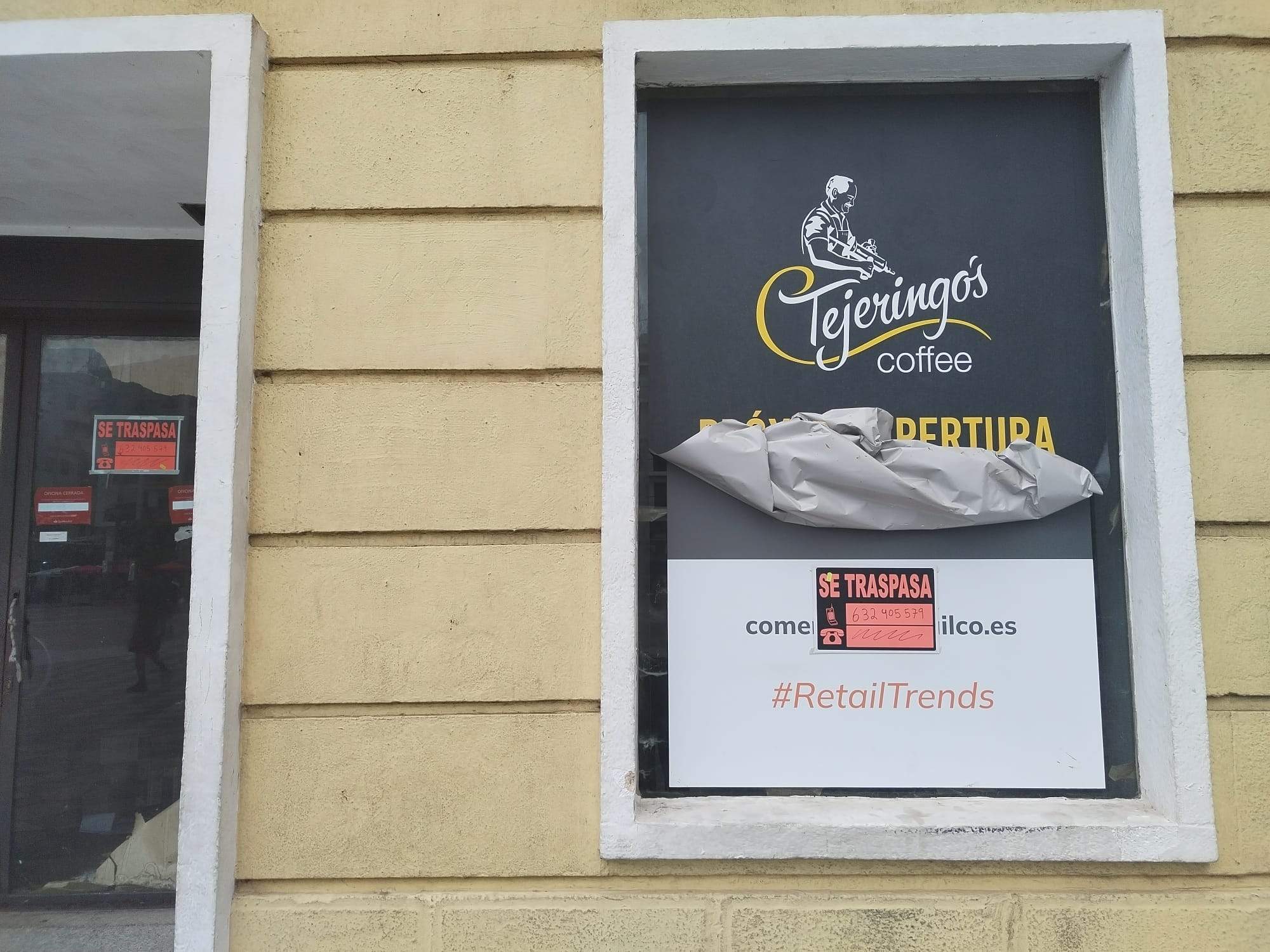 La Plaza Alta se queda sin churros Tejeringo's, que decide no abrir. 