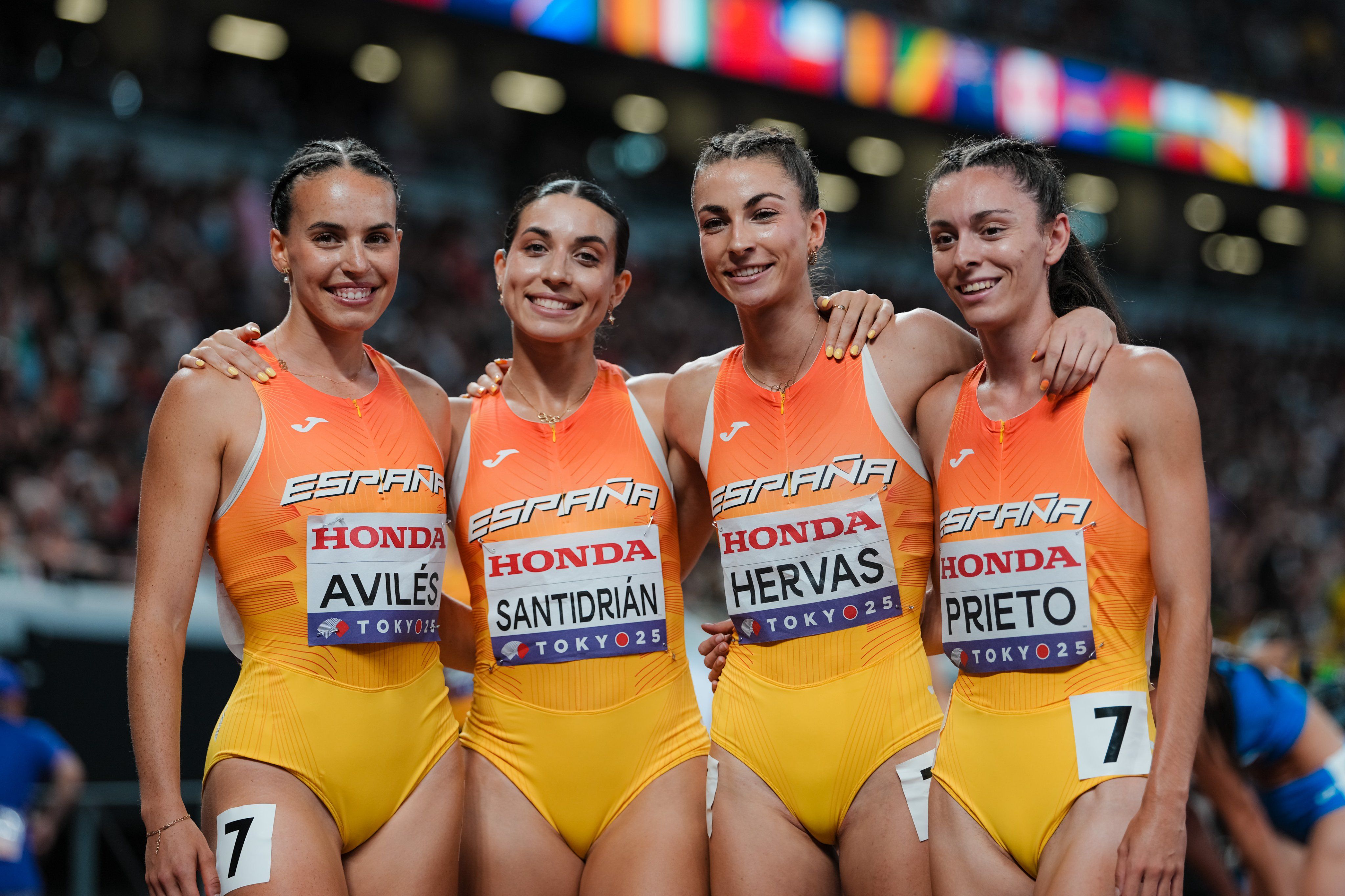 La barreña Ana Prieto se queda a las puertas de la final de relevo 4x400 del Mundial de atletismo de Tokio
