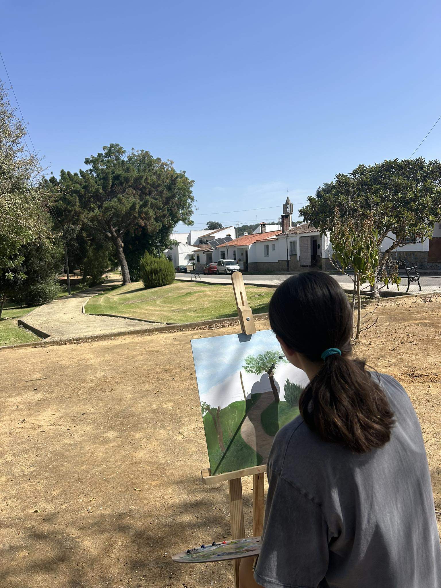 El arte de pintar uno de los pueblos más bonitos de España