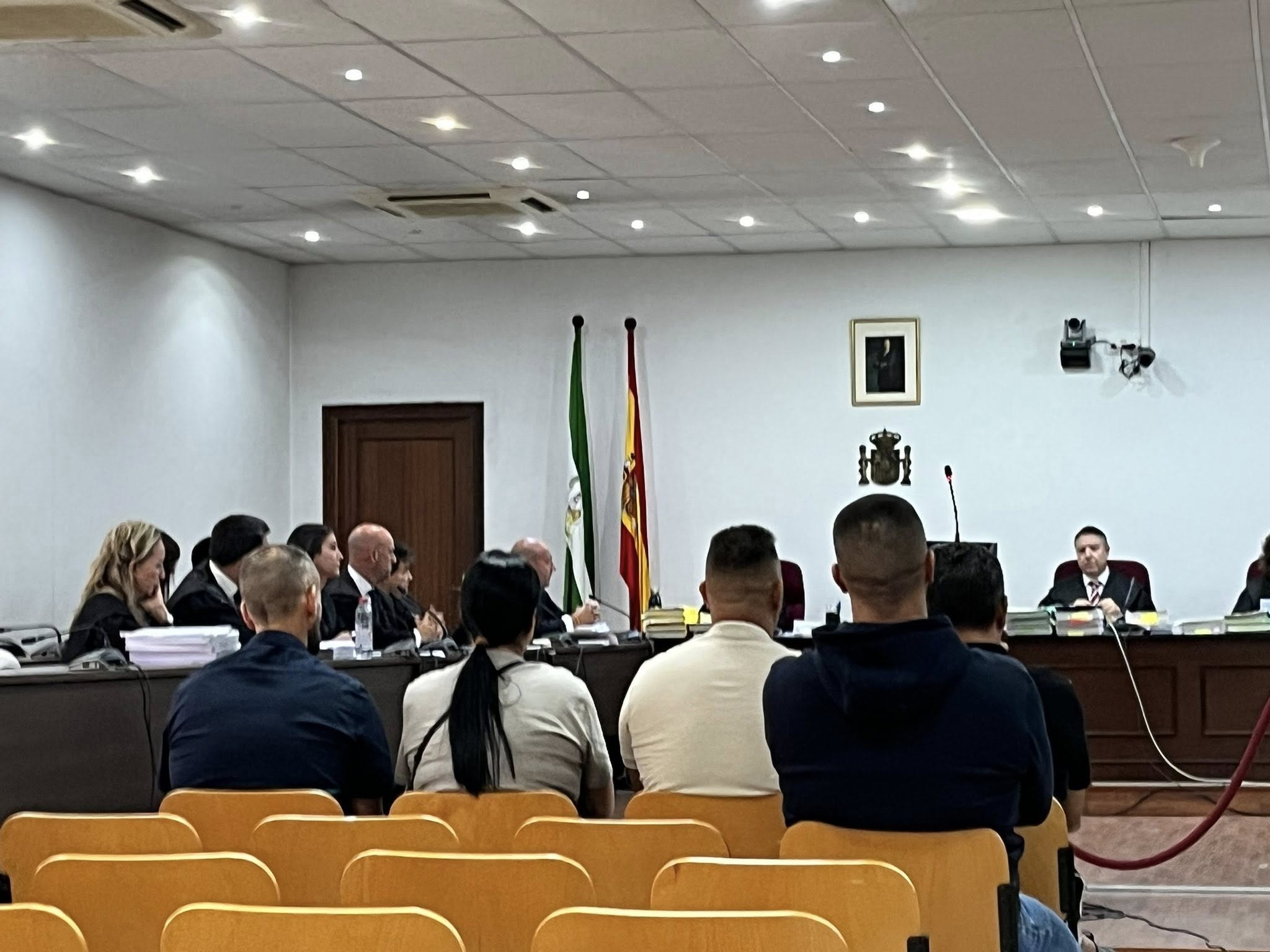 Imagen de la primera sesión del juicio del ‘Rúa Mar’. Foto: F.M. 