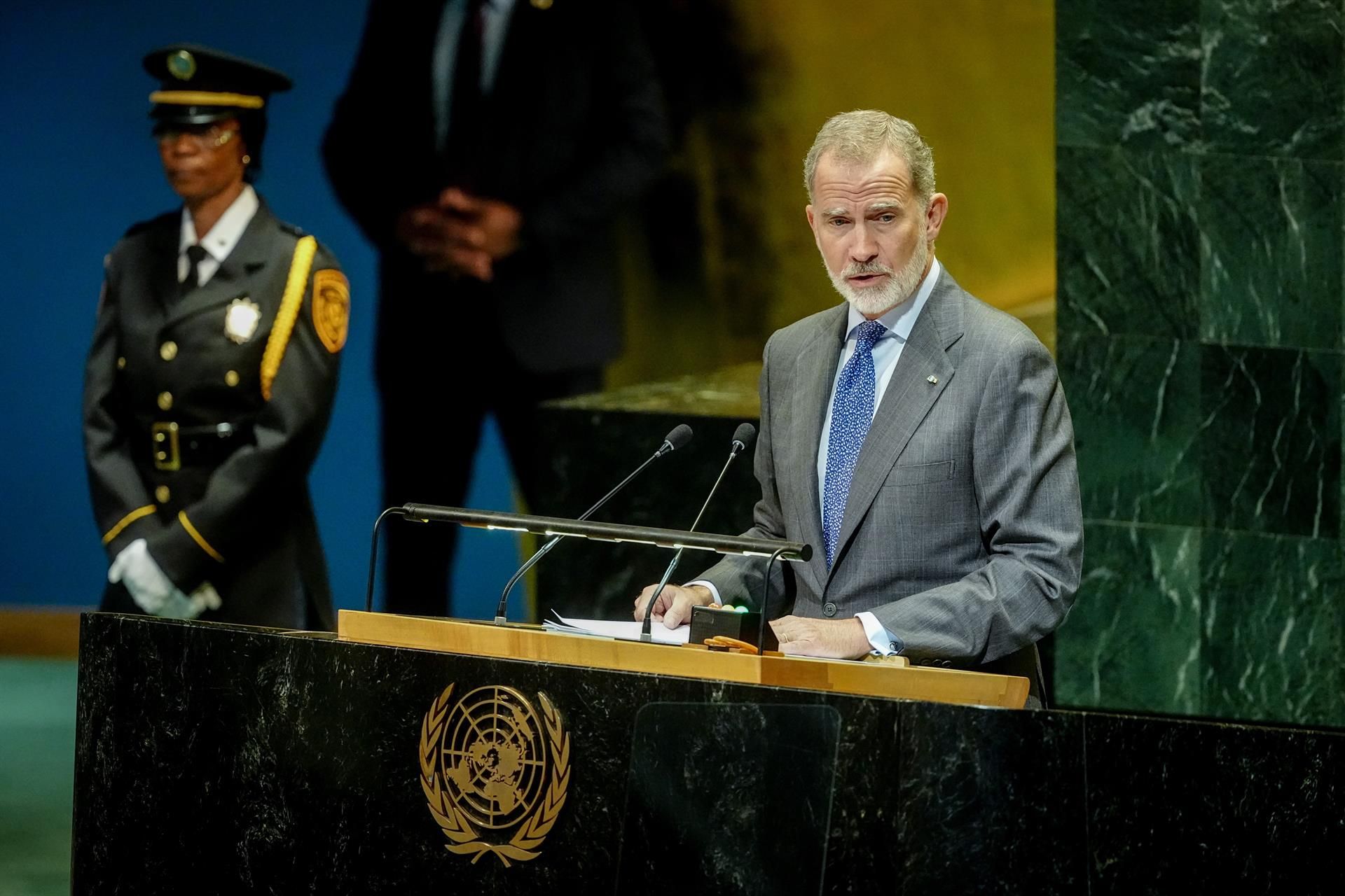 El Rey Felipe VI interviene ante la Asamblea General de la ONU - Kay Nietfeld/dpa
