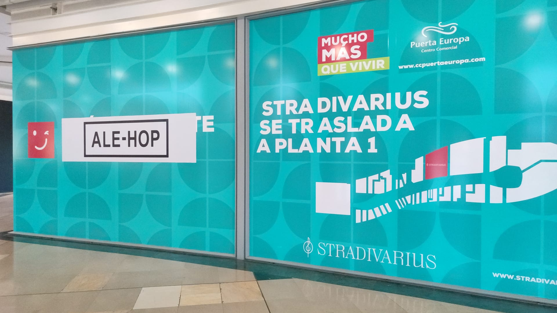 Ubicación de Ale-Hop en el centro comercial. Ale-Hop, Rituals y una cafetería aterrizarán en el centro comercial Puerta Europa de Algeciras