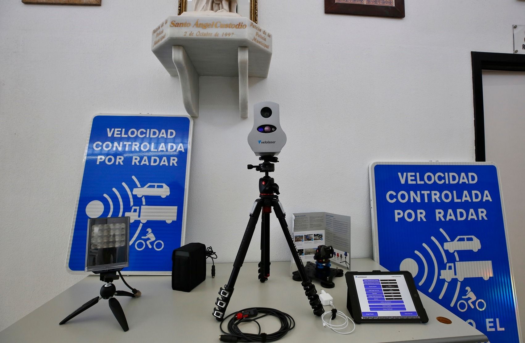 Imagen del radar móvil. Foto: Ayuntamiento de La Línea