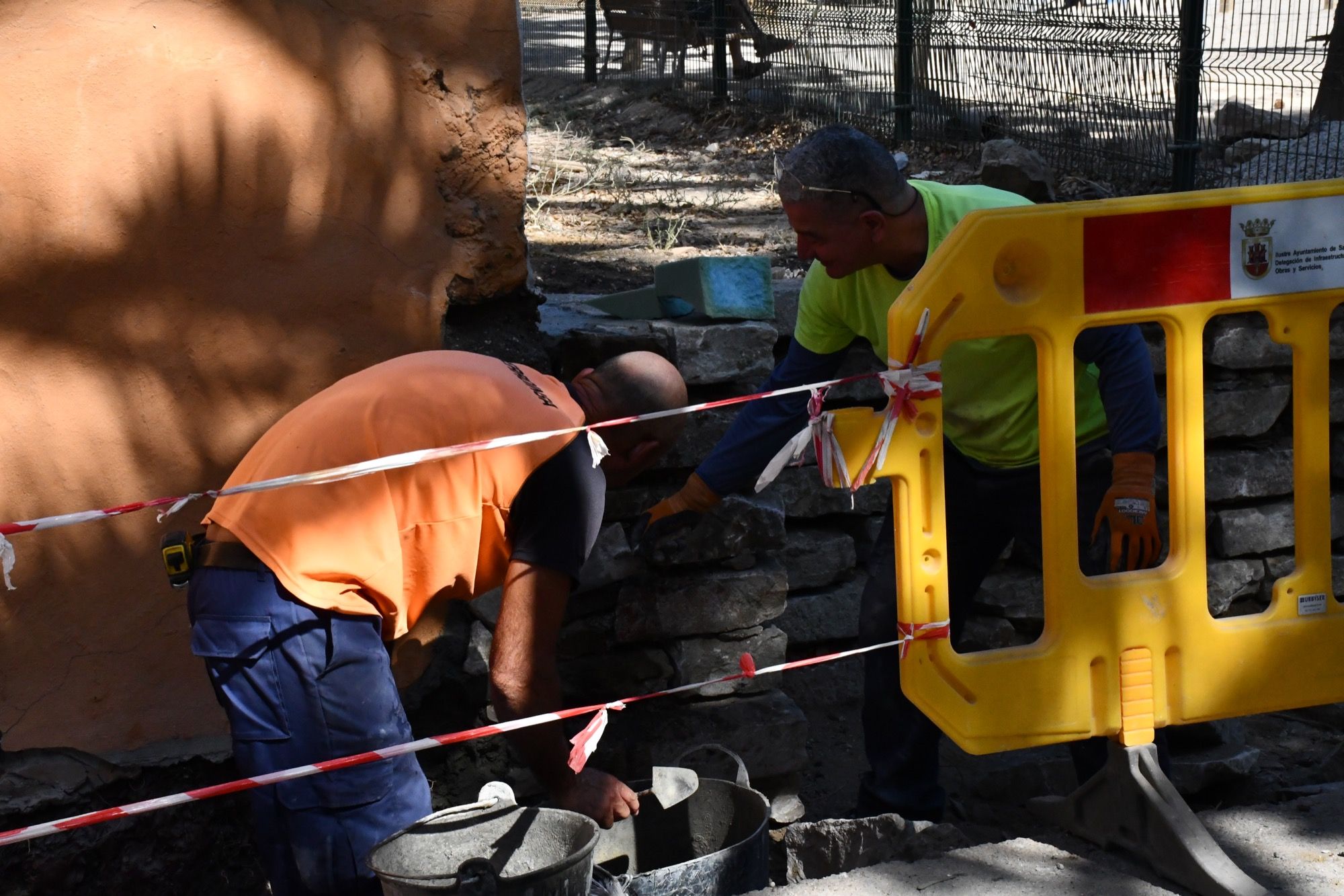 Obras de mejora en la calle Doctor Fleming