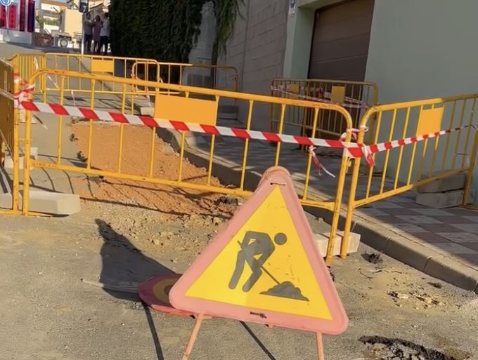 Captura de pantalla del vídeo que ha compartido el PSOE de Los Barrios. El PSOE de Los Barrios lamenta que no hayan comenzado las obras de Arcgisa tras el ultimátum de Alconchel