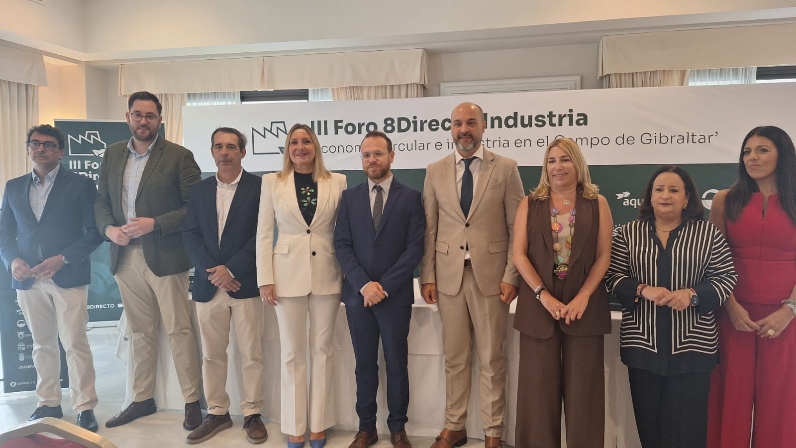Álvaro Márquez resalta la importancia de avanzar "en el conocimiento y aplicación" de la economía circular durante el Foro de 8Directo. 