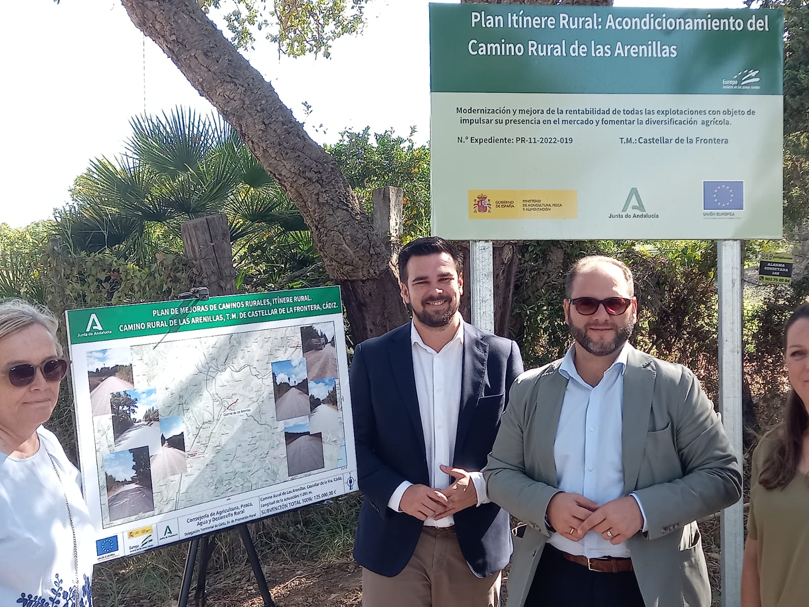Concluye la obra del camino de Las Arenillas en Castellar con una inversión de 125.000 euros