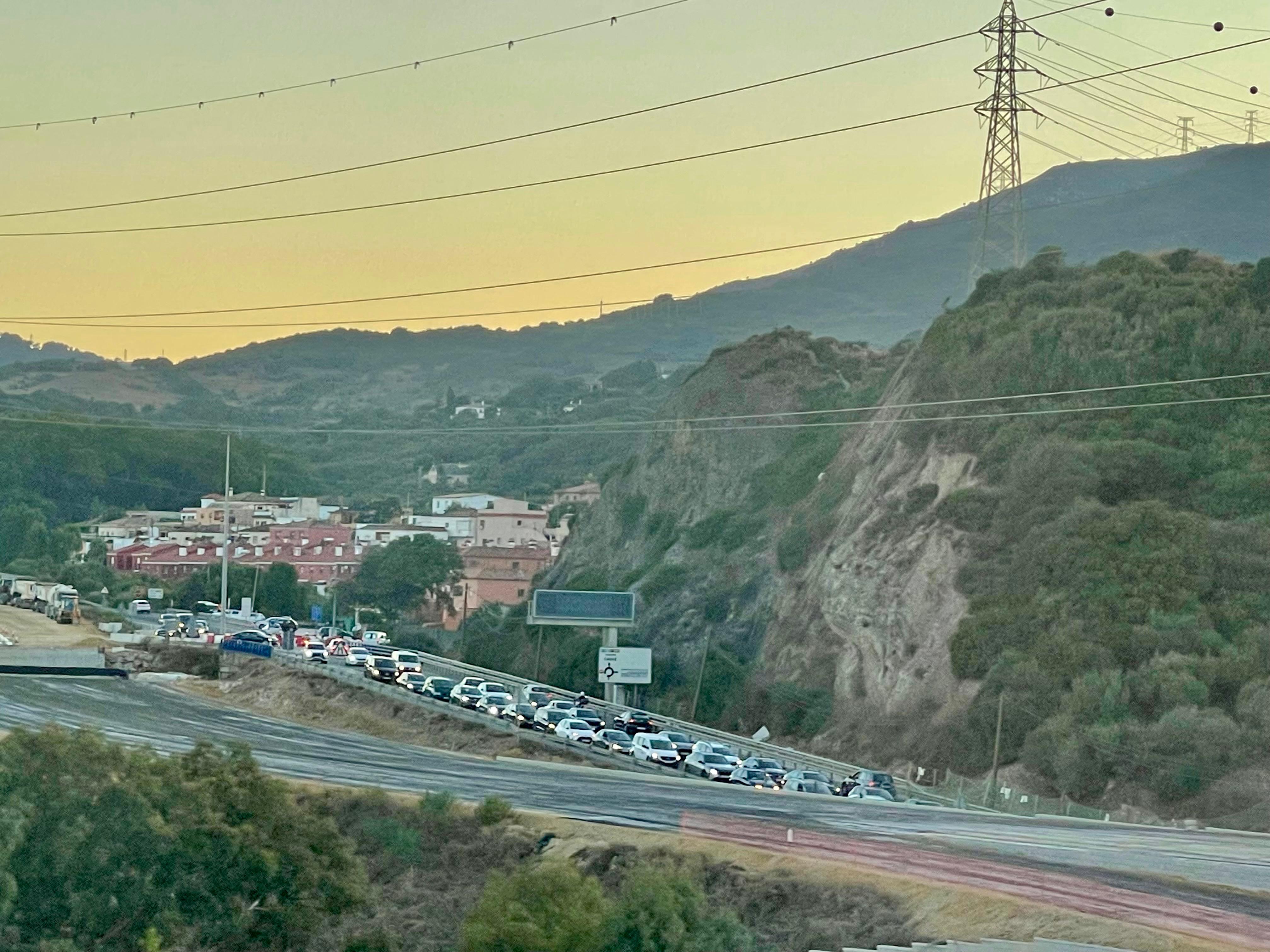 Cortes de tráfico hasta diciembre en la carretera de los Yanquis por las obras del Acceso Sur al Puerto de Algeciras. Foto: S.F. / 8Directo, de archivo.