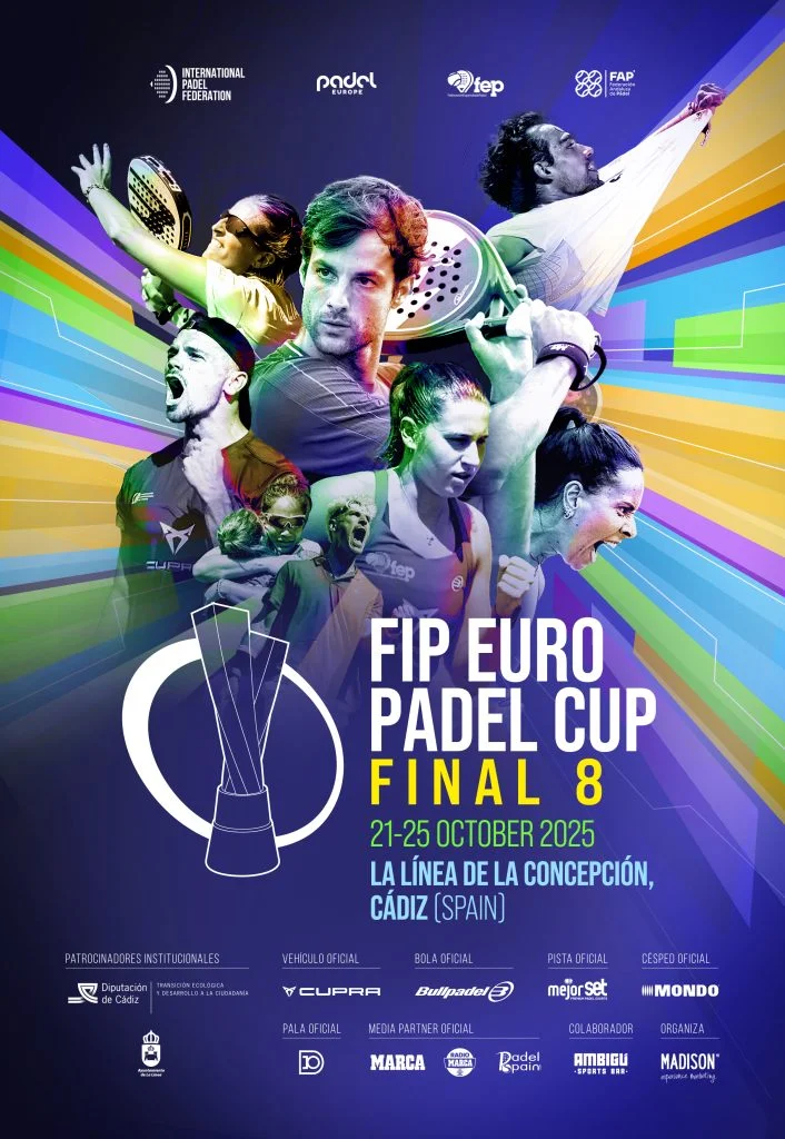 La FIP Euro Pádel Cup 2025 arranca hoy su fase final en La Línea 