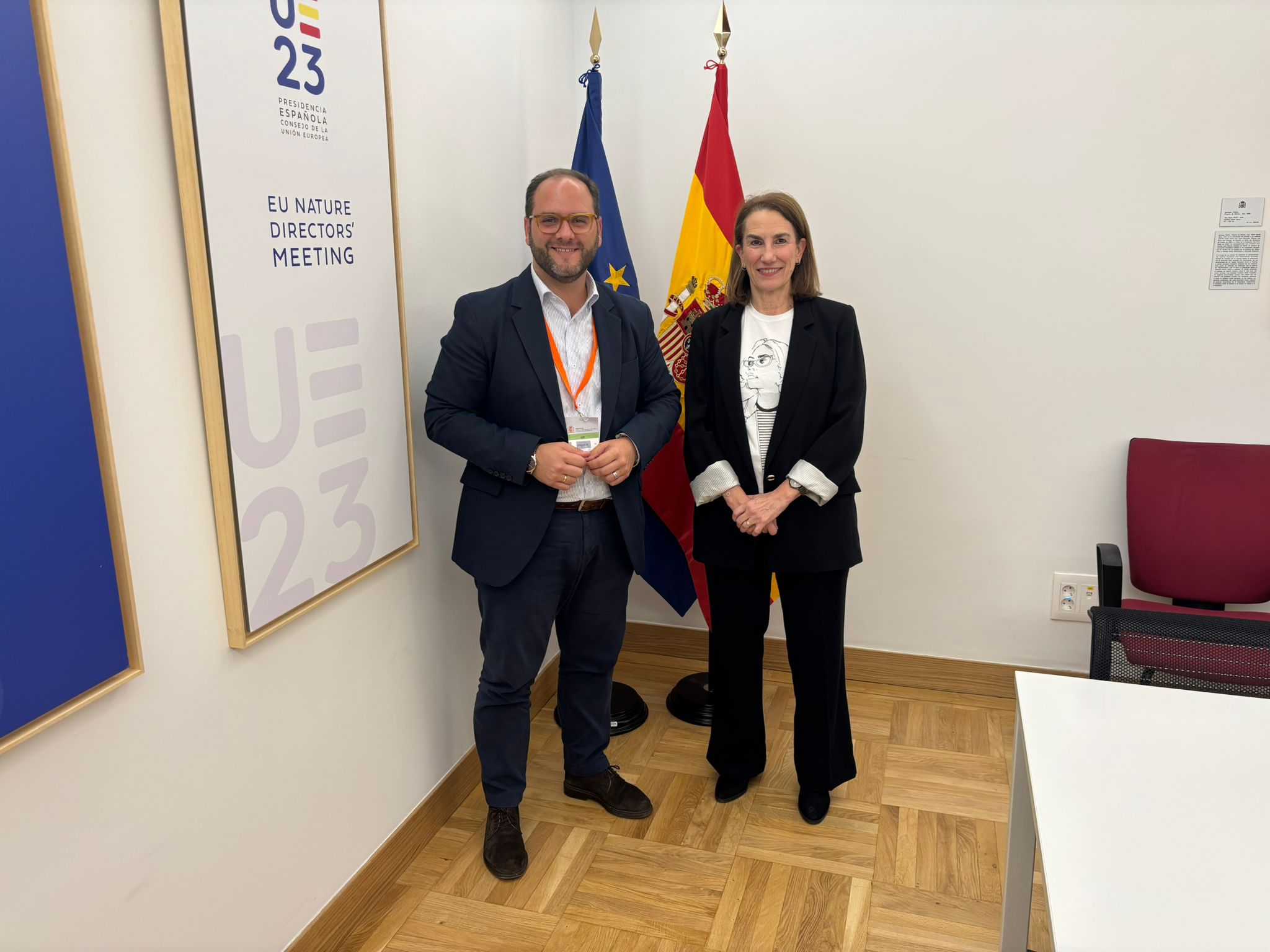 Adrián Vaca se reúne con la Presidenta del Consejo de Administración de La Almoraima en Madrid