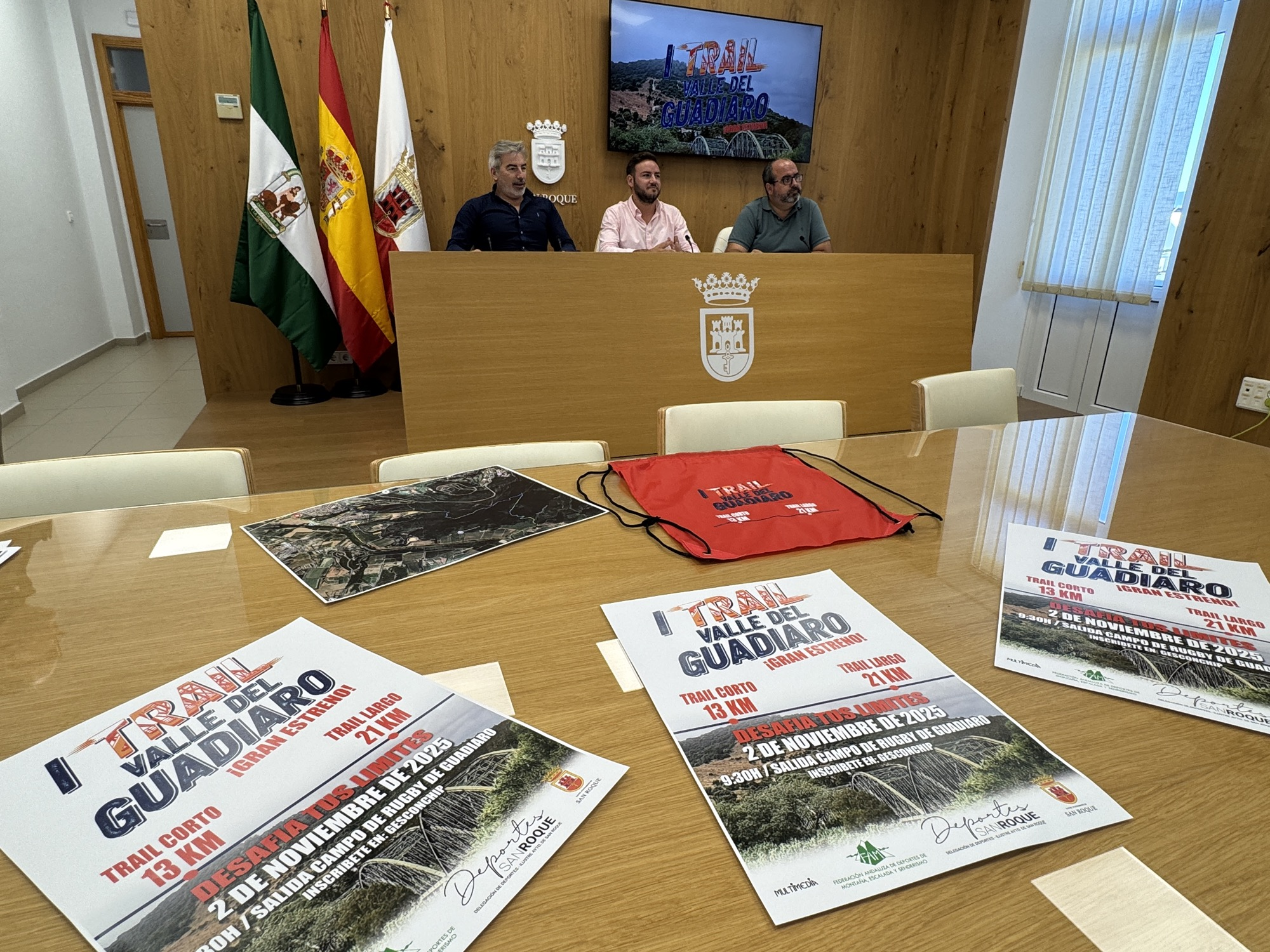 Cartel del I Trail Valle del Guadiaro.