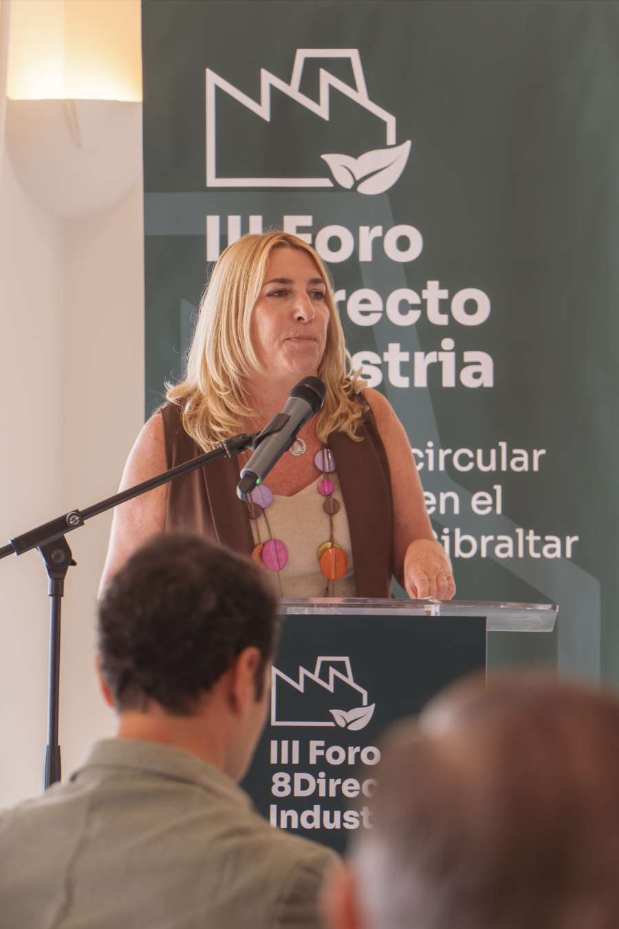 Inmaculada Olivero, delegada territorial de Industria y Minas de la Junta. J. M. Galindo.  Inmaculada Olivero, delegada territorial de Industria y Minas de la Junta. J. M. Galindo.