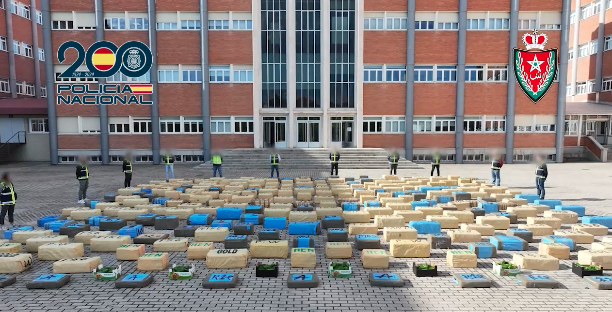 La Policía interviene 20 toneladas de hachís escondidas entre pimientos llegados por el puerto de Algeciras