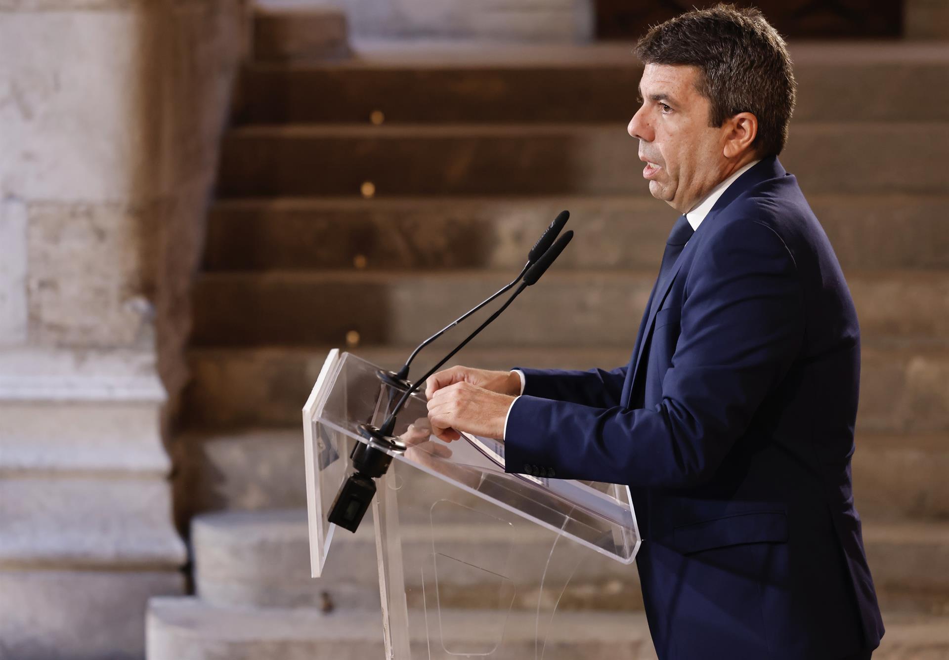 Carlos Mazón anuncia su dimisión como presidente de la Generalitat - ROBER SOLSONA Carlos Mazón anuncia su dimisión como presidente de la Generalitat - ROBER SOLSONA