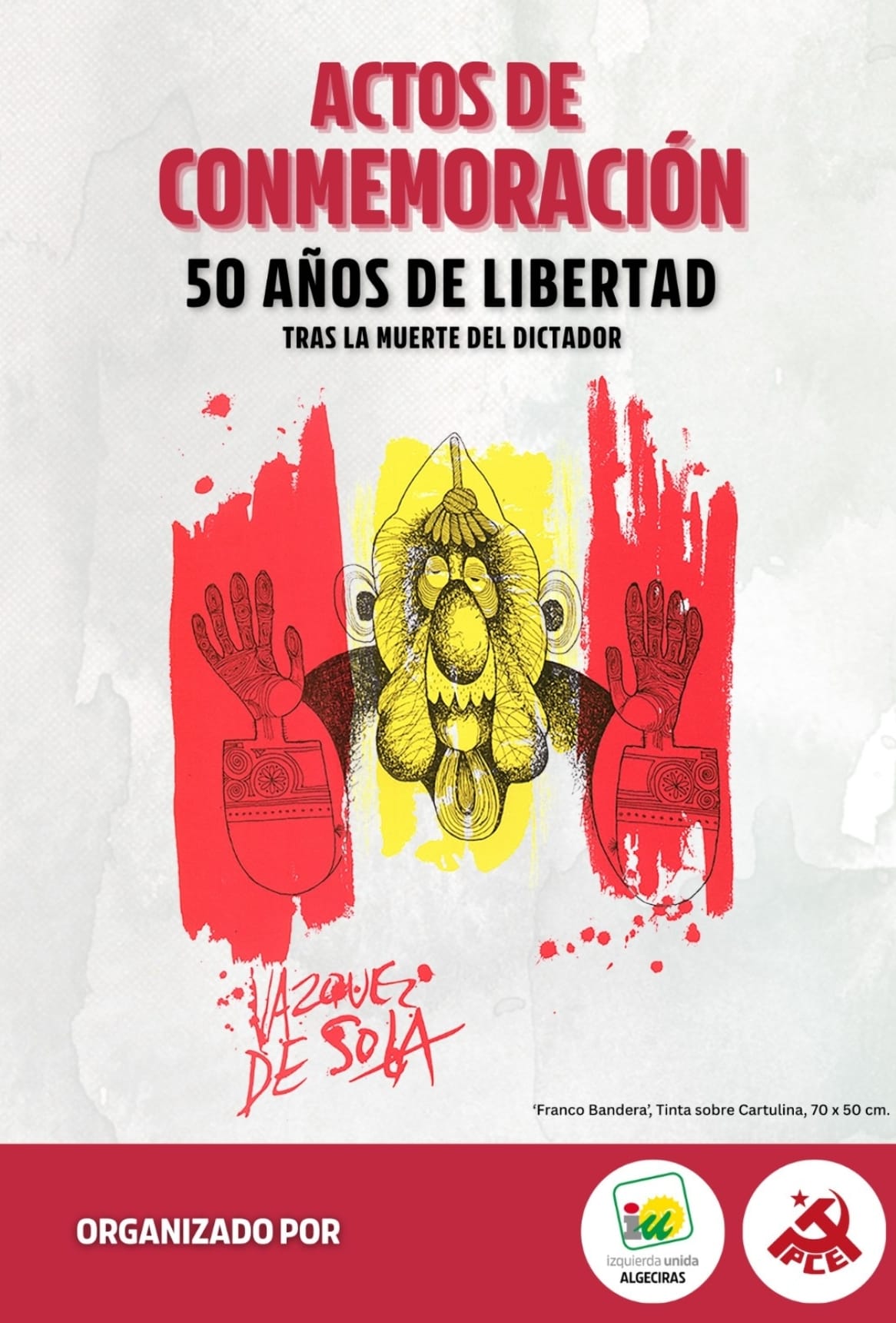 Cartel 50 aniversario muerte de Franco