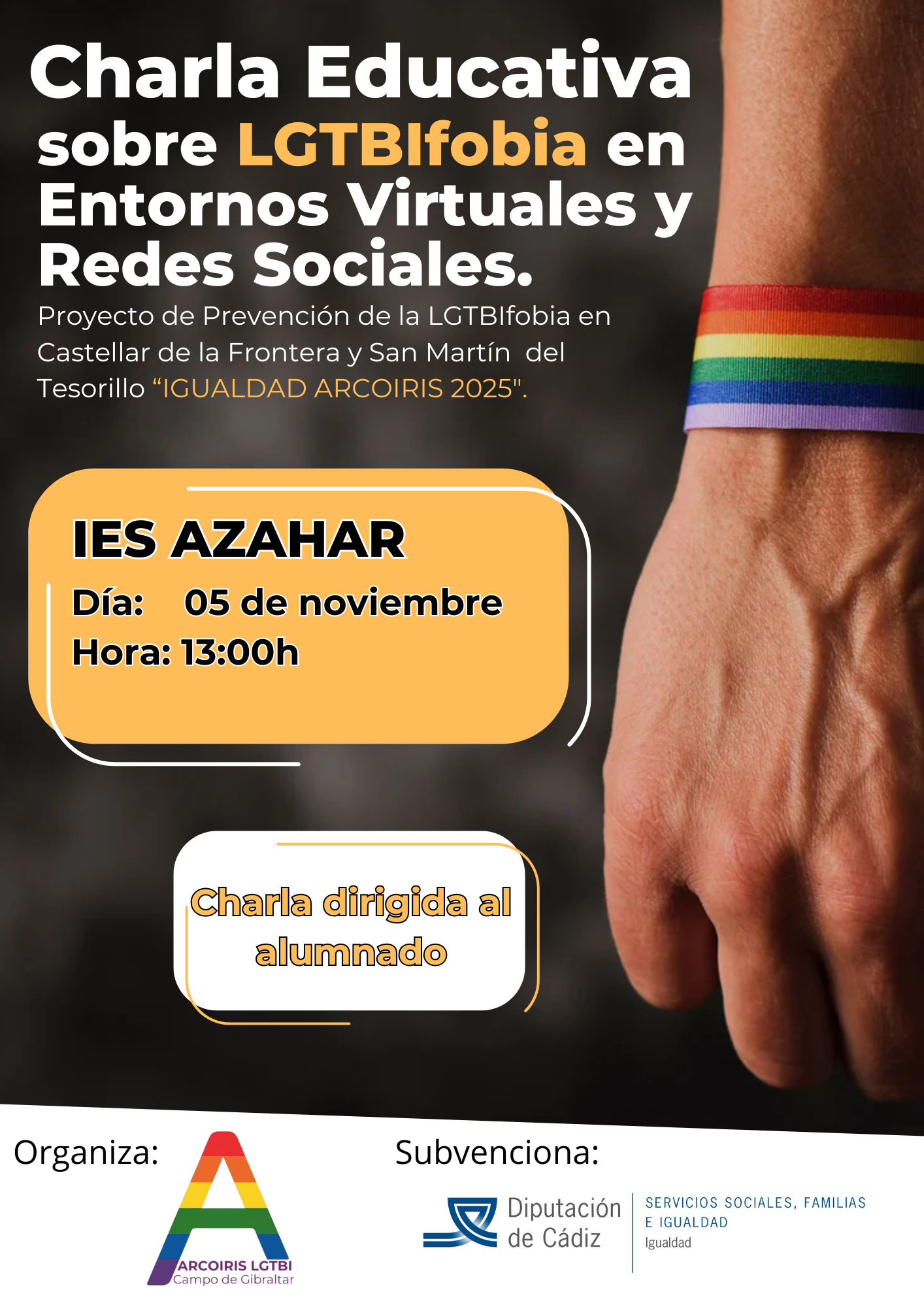 CARTEL Charla  LGTBIfobia (1)