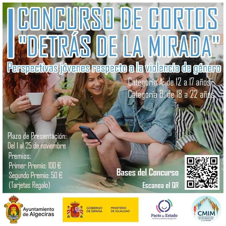 Algeciras lanza un concurso de vídeos cortos para que los jóvenes expresen su mirada contra la violencia de género