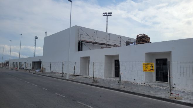 Obras de la nueva Ciudad Deportiva de La Línea.