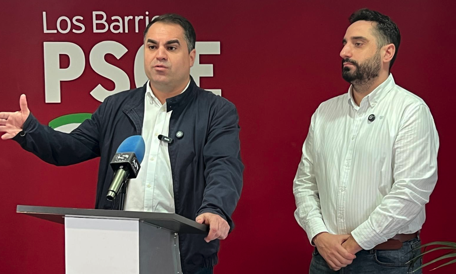 El PSOE lamenta la falta de subvenciones de la Diputación de Cádiz en Los Barrios. 