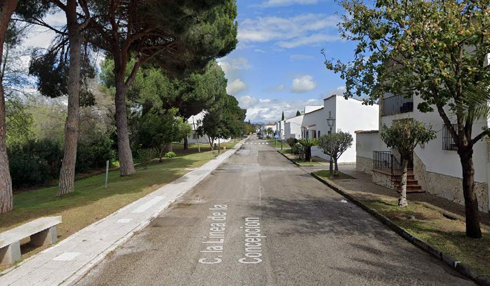 Calle La Línea de la Concepción en Castellar.