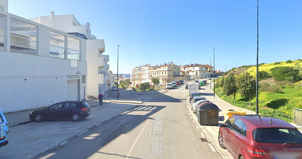Calle Viento de Tramontana en Tarifa.