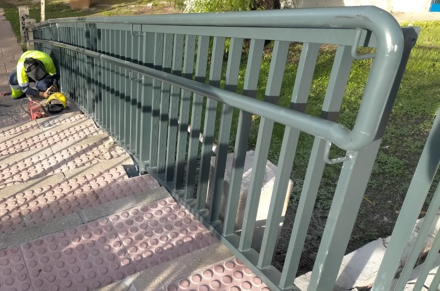  Imagen de los trabajos realizados en la zona de La Piñera. En Algeciras, domingo 23 de noviembre de 2025.