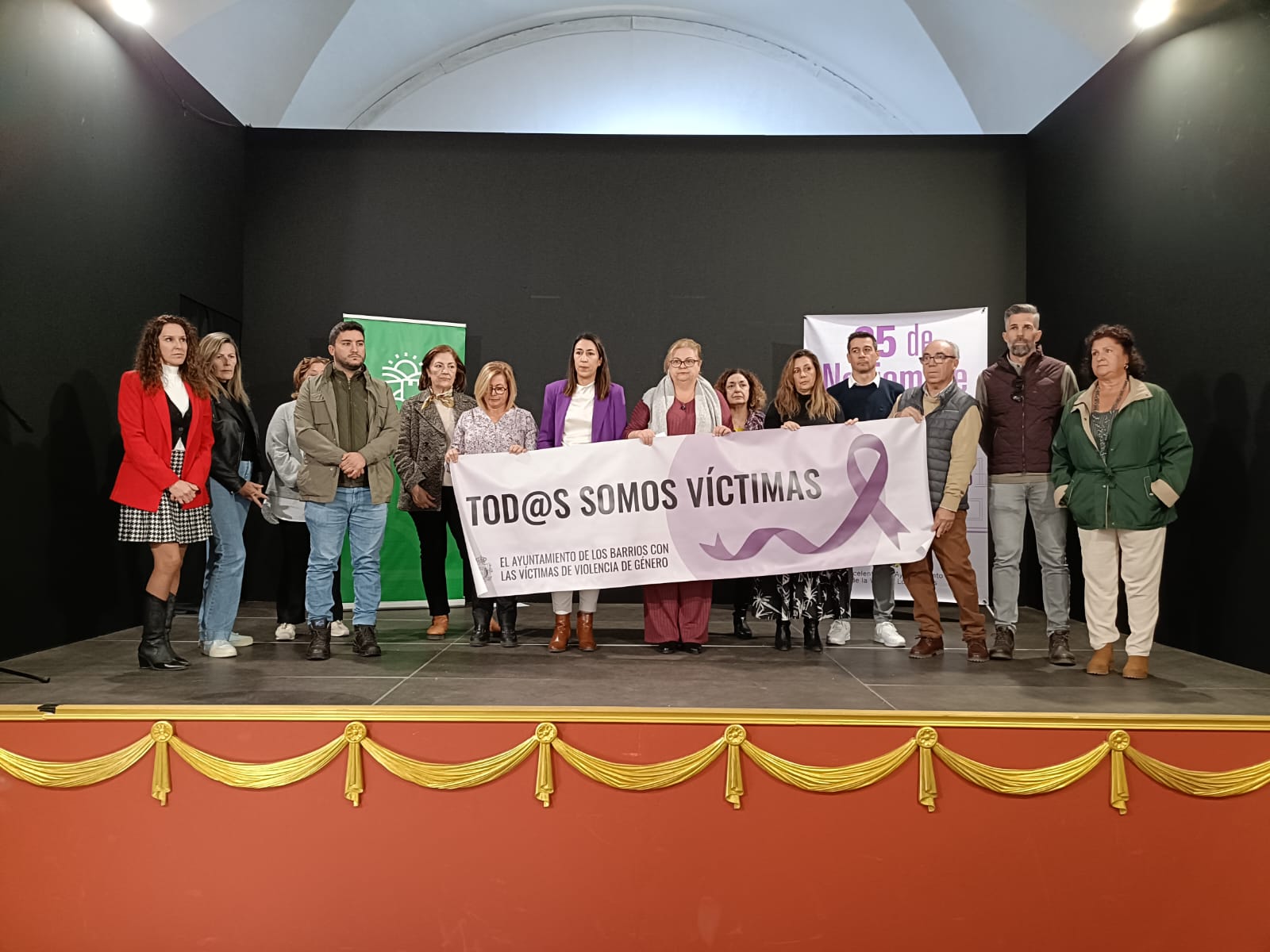 Los Barrios hace suyo el lema ‘Tu voz salva vidas’ en un 25N centrado en la concienciación juvenil