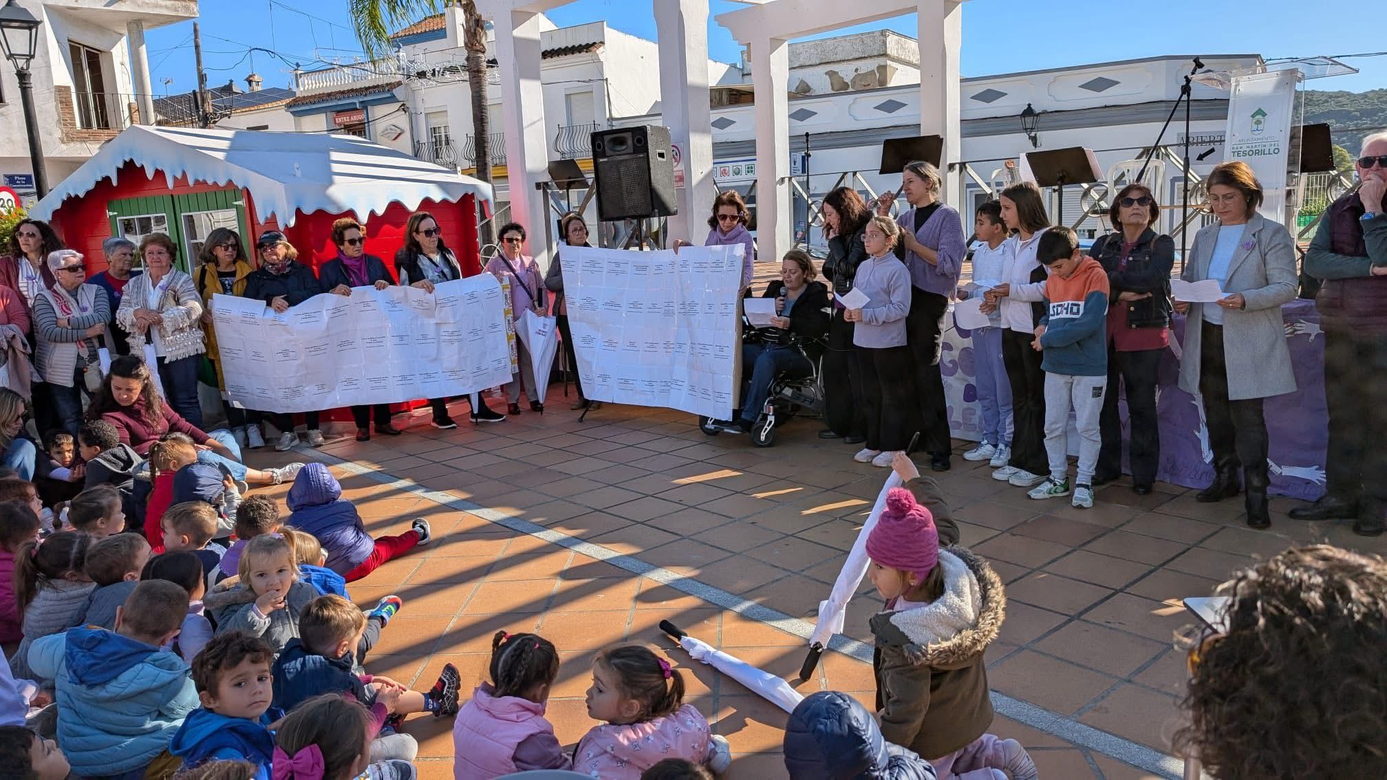 Tesorillo alza la voz contra la violencia machista 