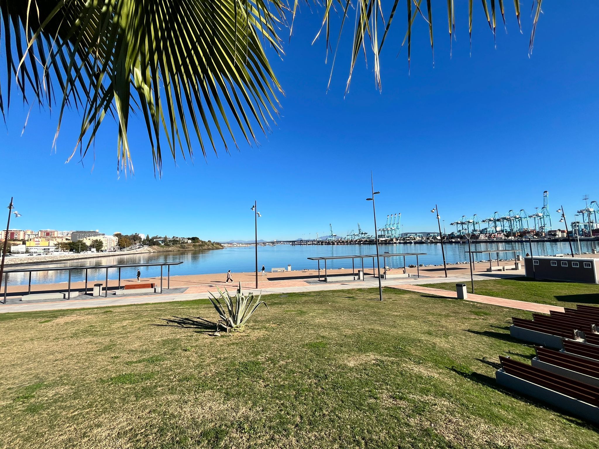 Zona de actuación, que incluye obra terrestre y marítima. Foto: F.M. 