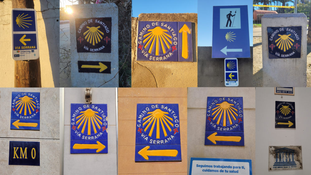 Todos los azulejos de la Ruta Vía Serrana en La Línea.