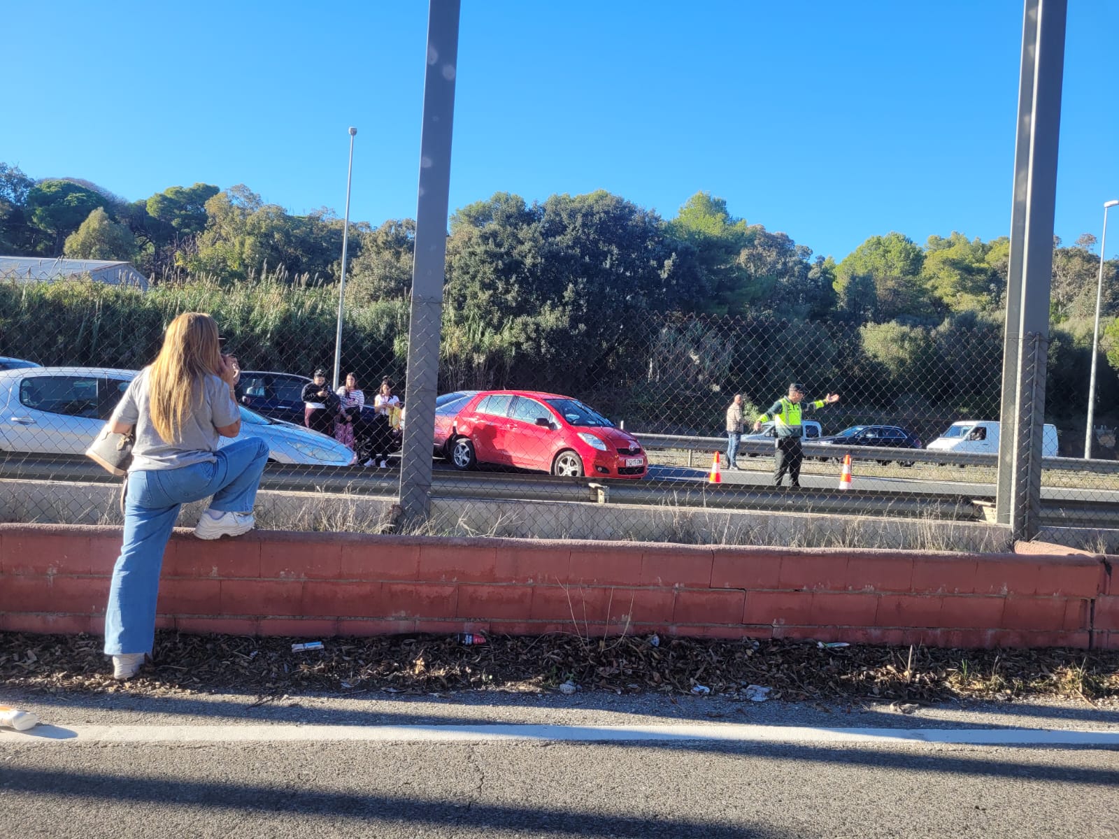 Accidente múltiple en la A-7 a la altura de Palmones deja heridos y largas retenciones