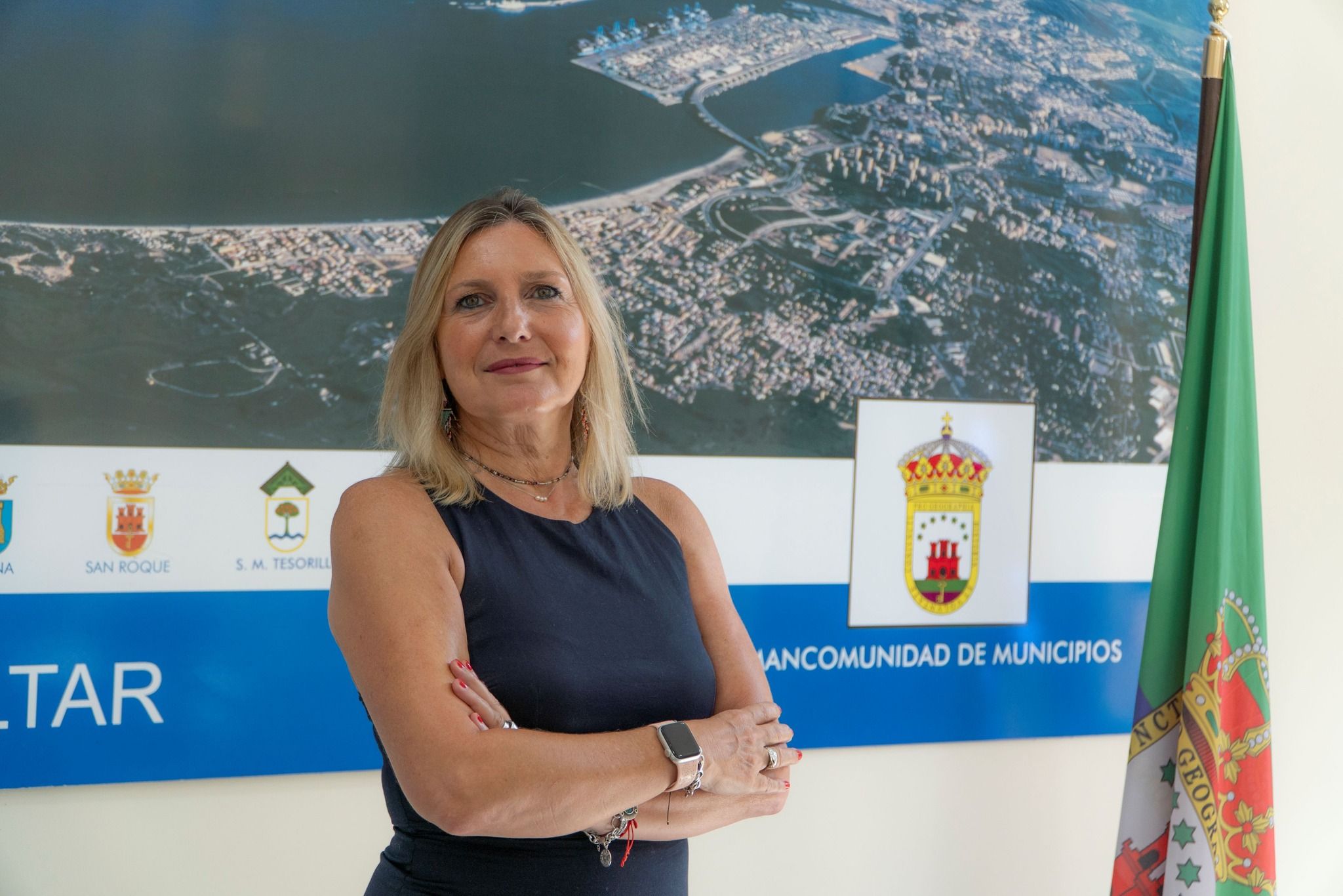 La presidenta de la Mancomunidad, Susana Pérez Custodio. El Centro Europe Direct Campo de Gibraltar renueva su acreditación para el período 2026-2030