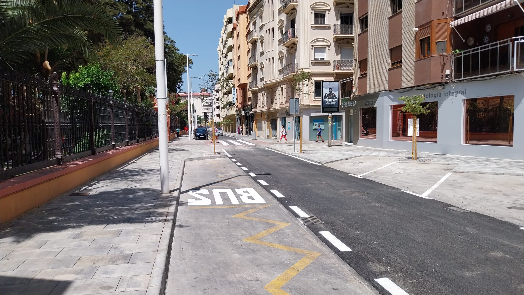 La Línea corta el tráfico este martes en la avenida de España por trabajos de alumbrado público