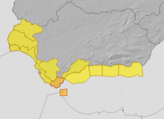 La Aemet decreta aviso naranja por lluvias para este viernes y sábado en el Campo de Gibraltar