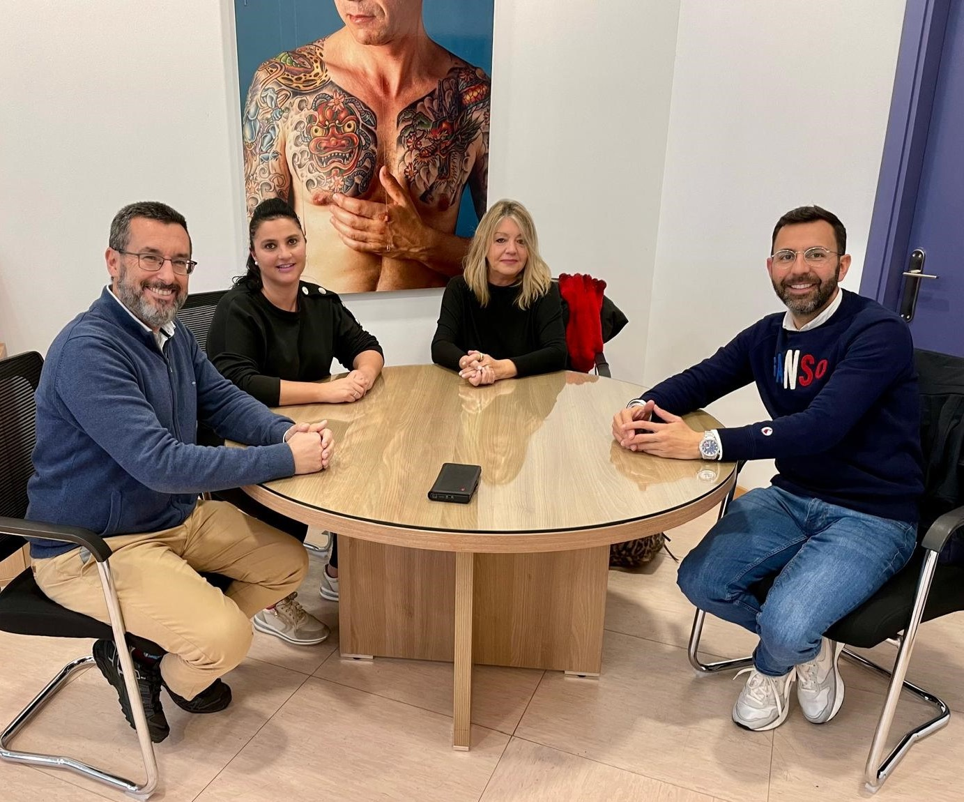 El Ayuntamiento y Apymell preparan la campaña de Navidad y fijan la agenda comercial de 2026