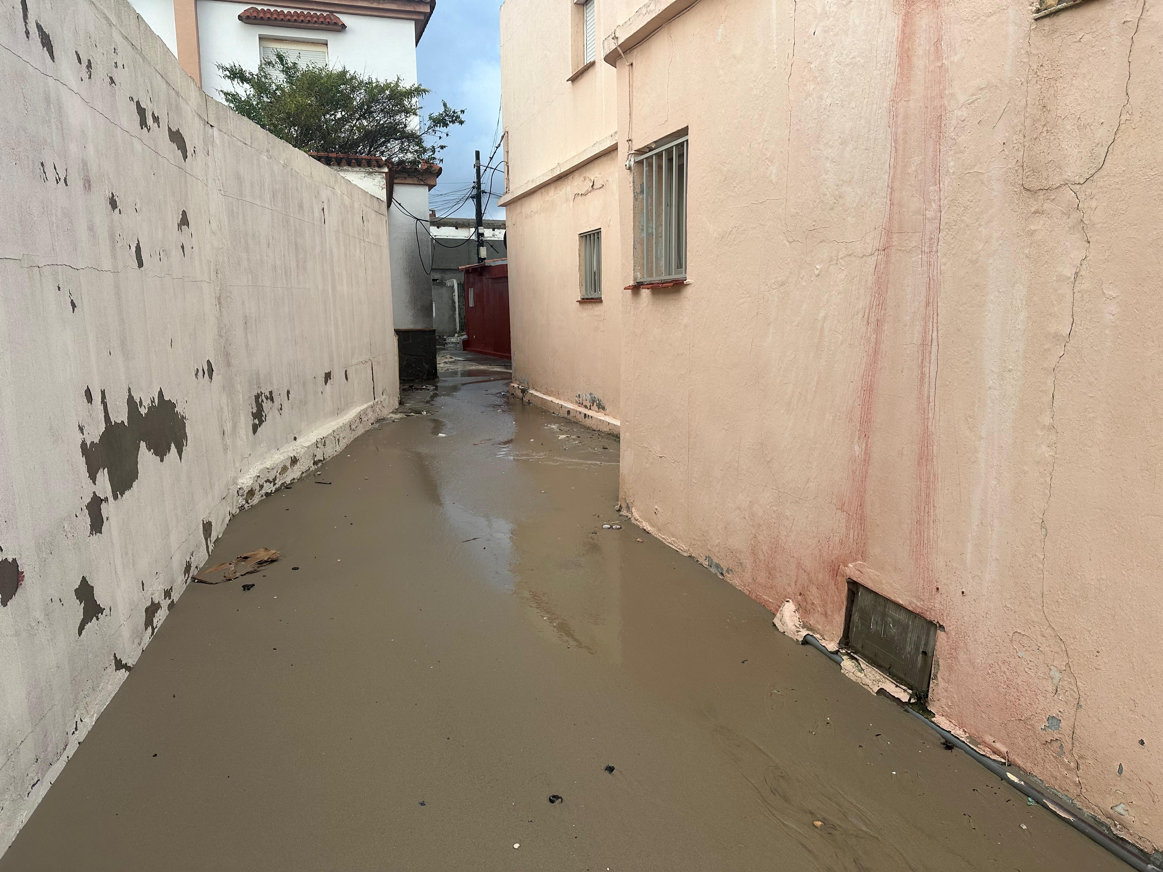 Calle Rinconcillo temporal final otoño 2025. 