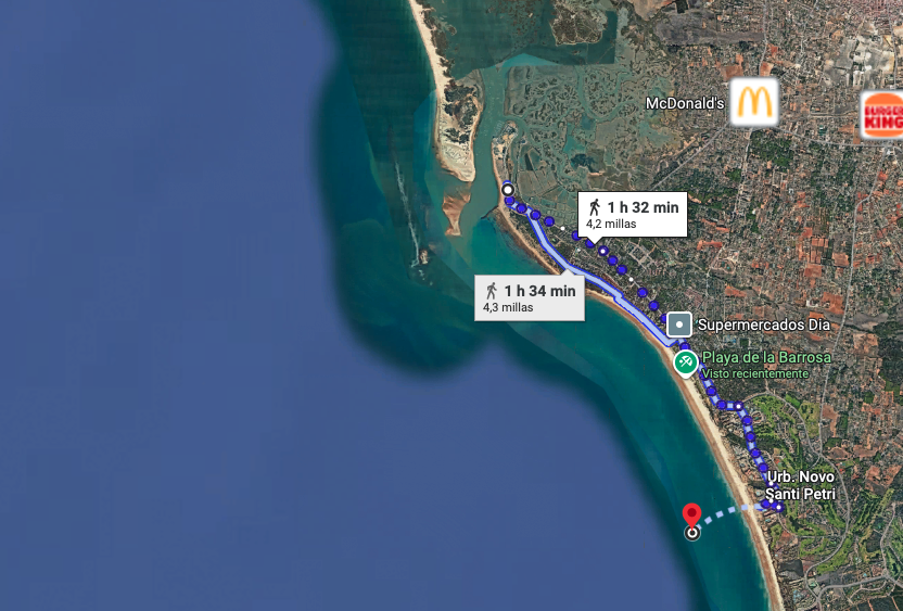 La Guardia Civil investiga si el cadáver aparecido en Chiclana está relacionado con el hundimiento de una embarcación