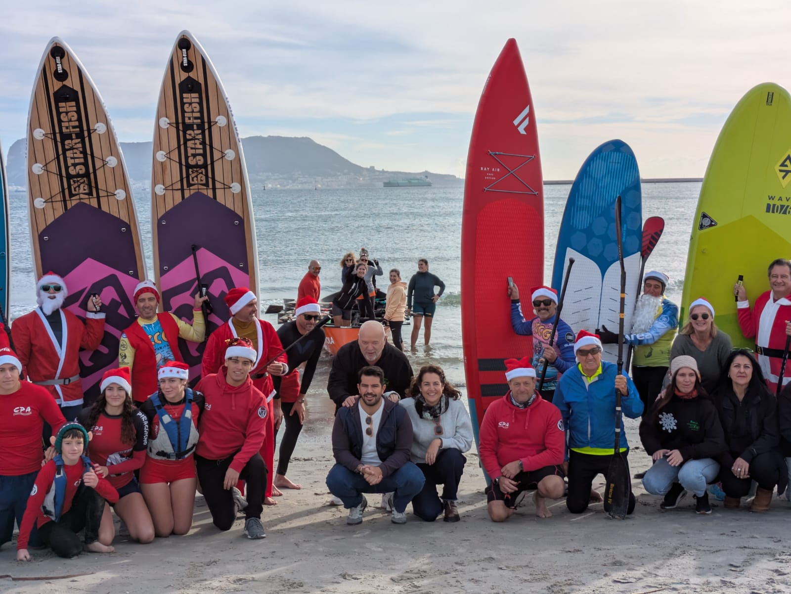 Un momento del acto. En Algeciras, 20 de diciembre.