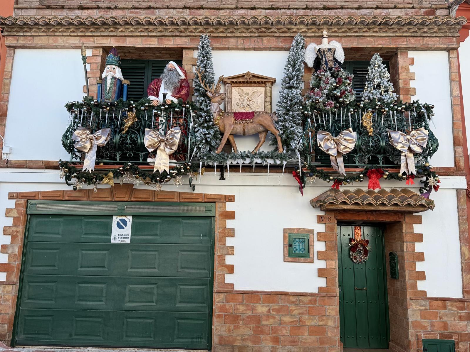 Primer premio fachada. El Mesón El Copo, entre los ganadores de los concursos de escaparates y fachadas navideñas de Los Barrios