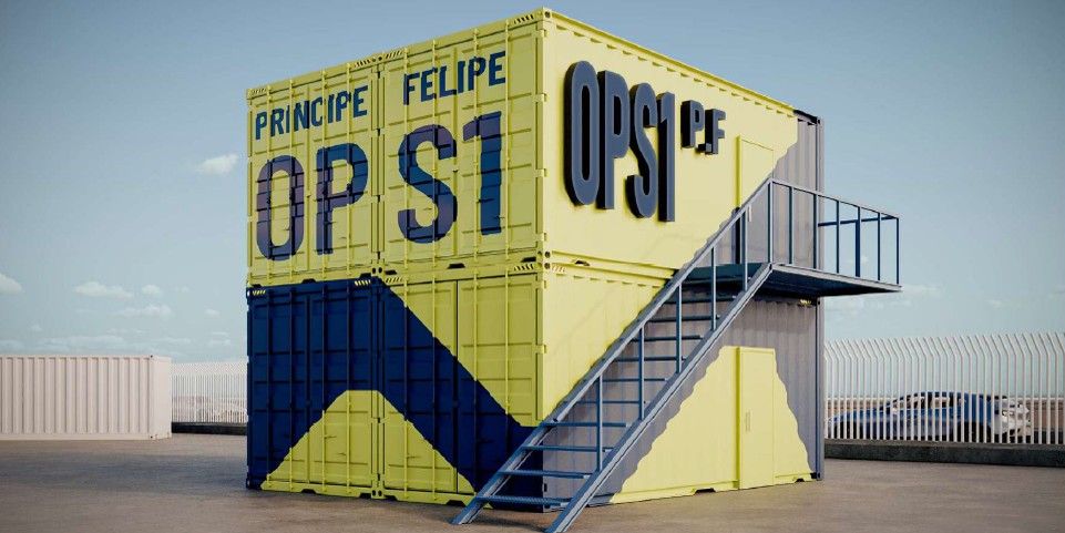 OPS. Subestación Muelle Príncipe Felipe. Titular: El Puerto de Algeciras invertirá más de 50 millones de euros para electrificar las terminales. 