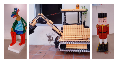 Algeciras premia a las mejores esculturas de latas