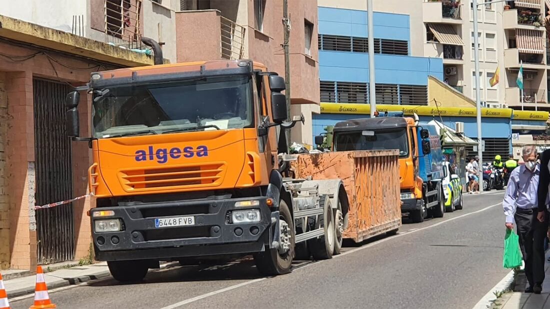 Un camión de Algesa.