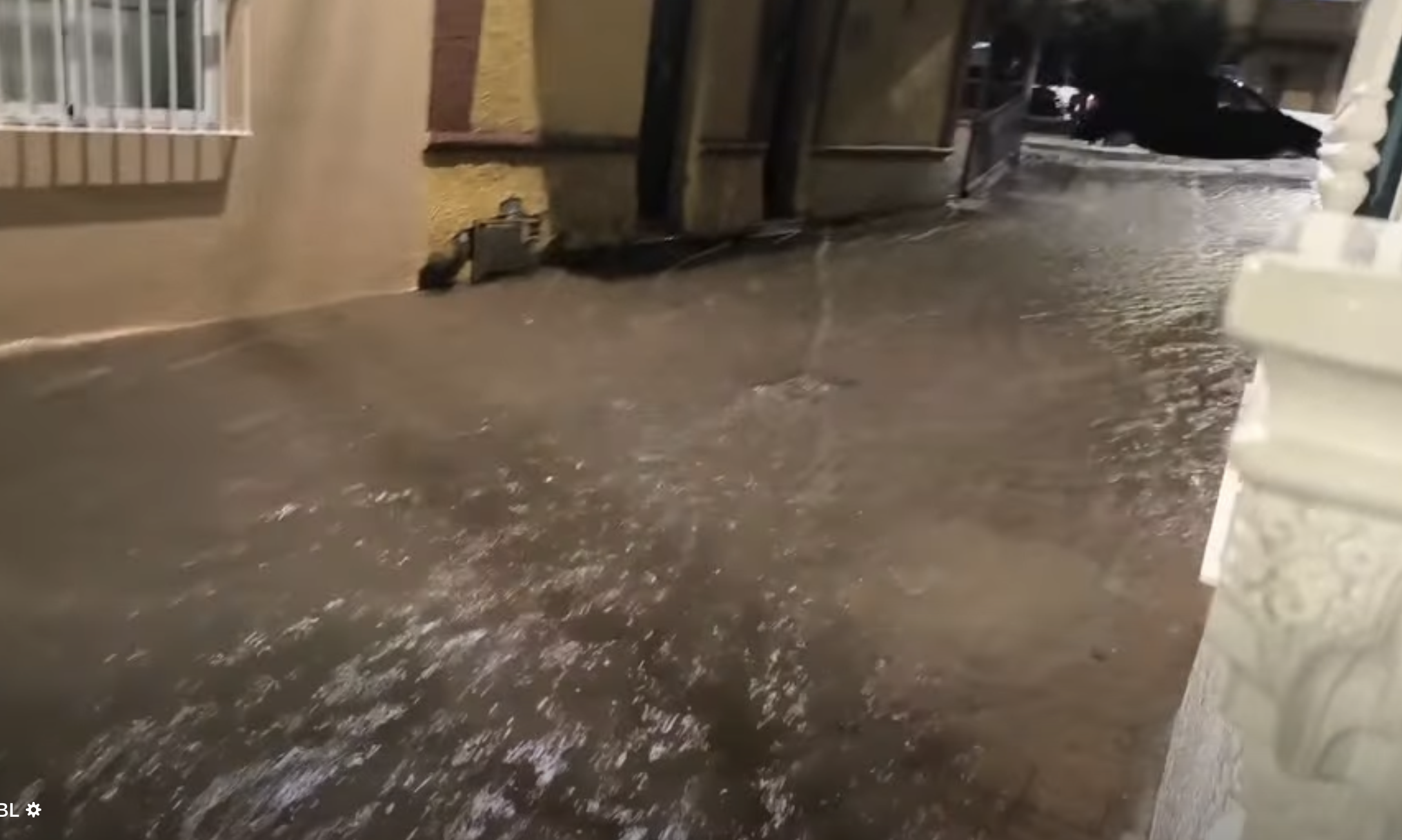 Cortes de tráfico y medidas especiales en Algeciras por las intensas lluvias